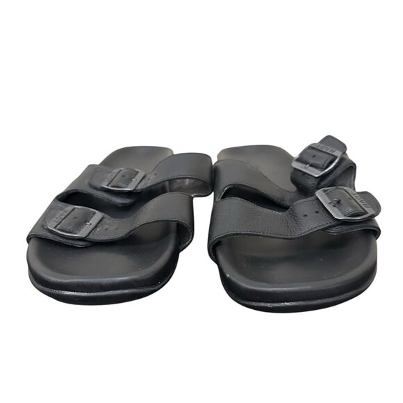 NAOT Mens  Santo Soft BLACK Leather Sandal Slides sz. 44 EU/11 US NICE main image 8